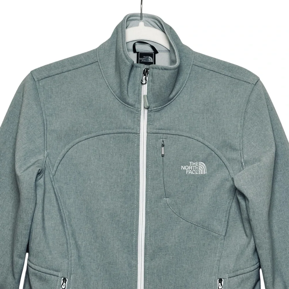 The North Face Apex Bionic Softshell Jacket Hiking Camping Gray SIZE M Women’s